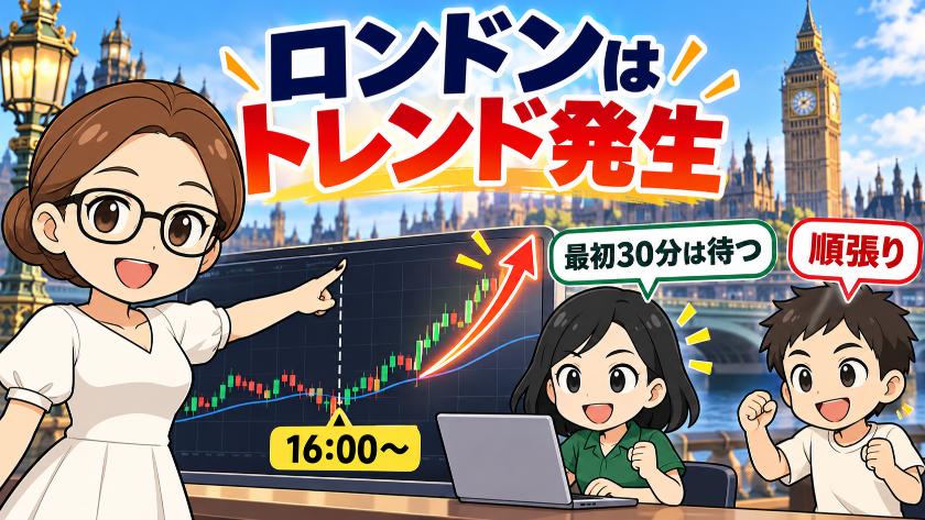 ロンドンはトレンド発生