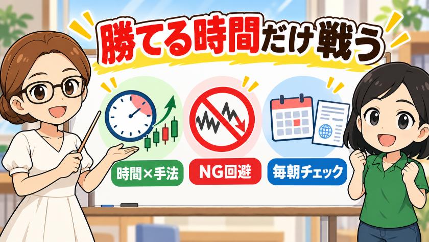 勝てる時間だけ戦う