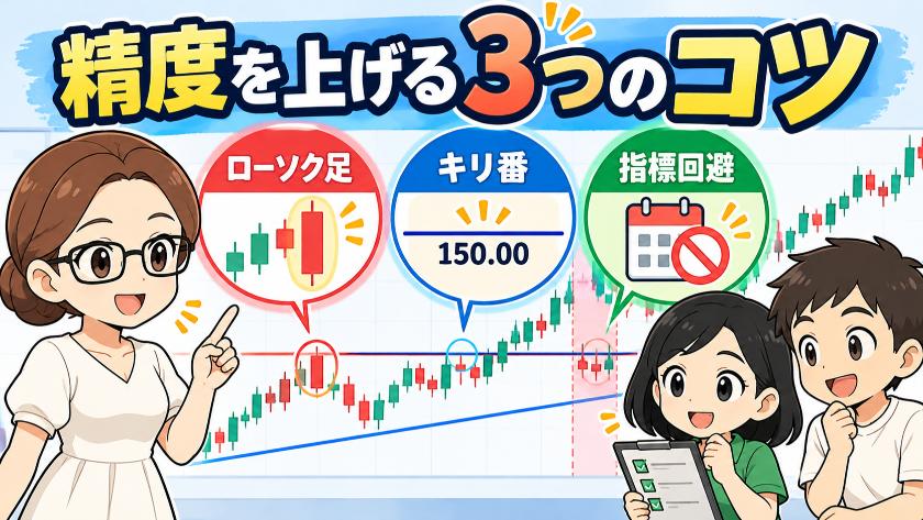 精度を上げる3つのコツ