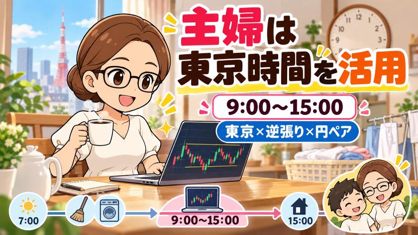 主婦は東京時間を活用