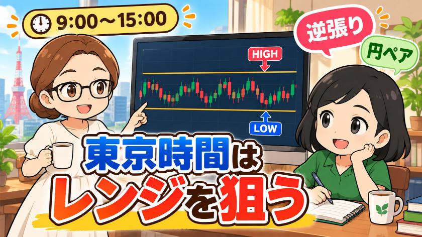 東京時間はレンジを狙う