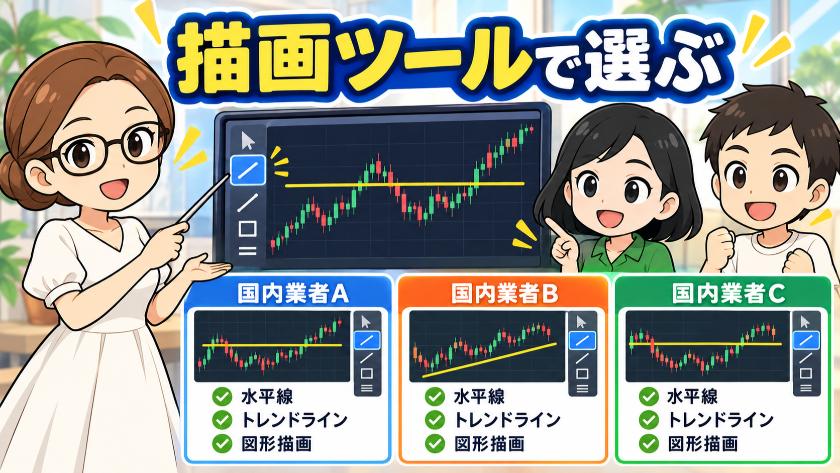 描画ツールで選ぶ