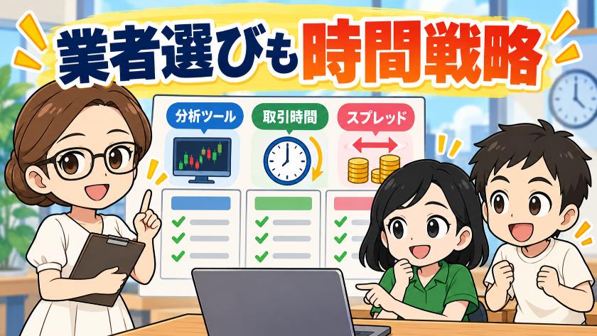 業者選びも時間戦略